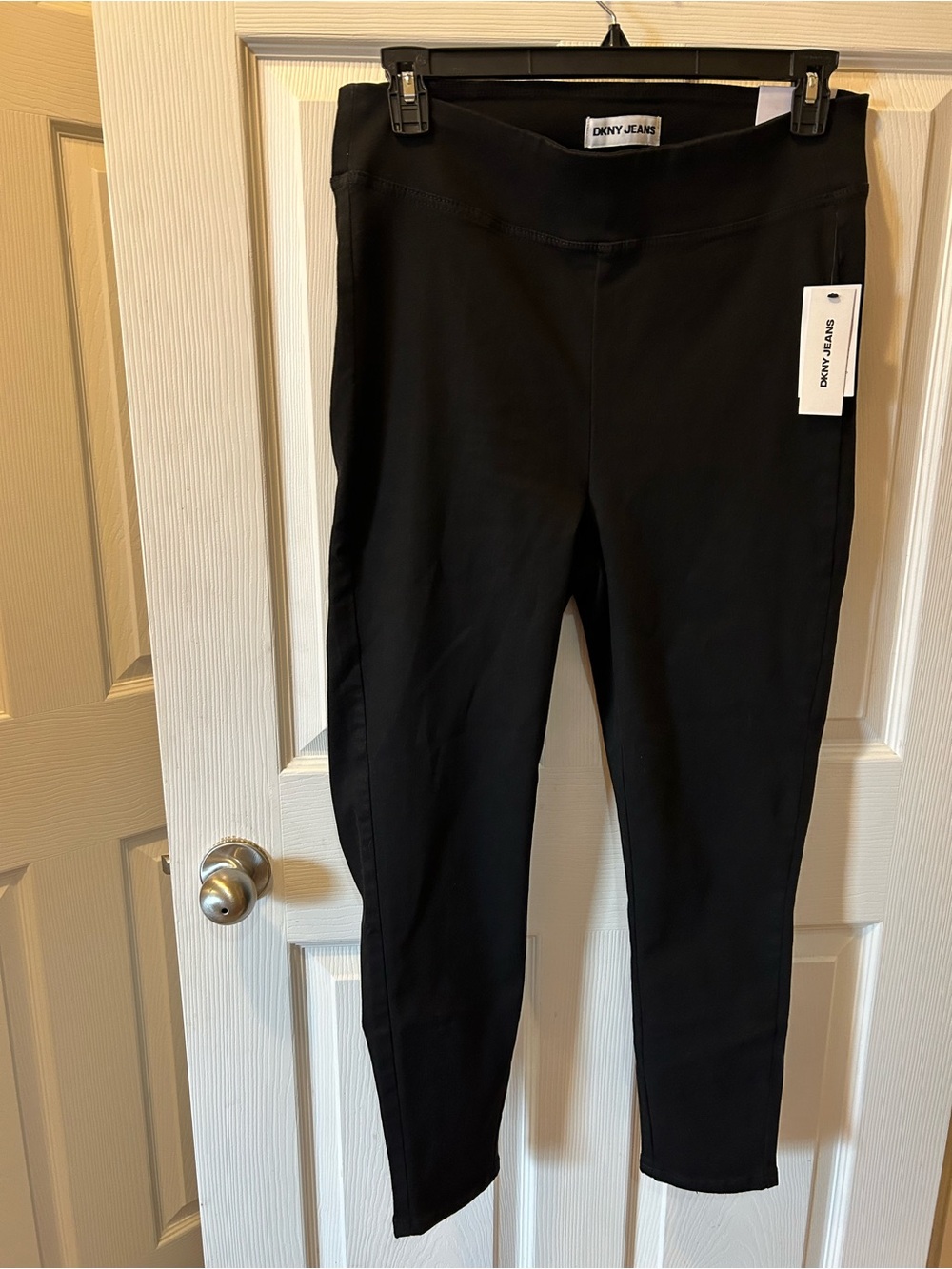 DKNY 1X Black Pull-On High-Rise Skinny Jeans NWT